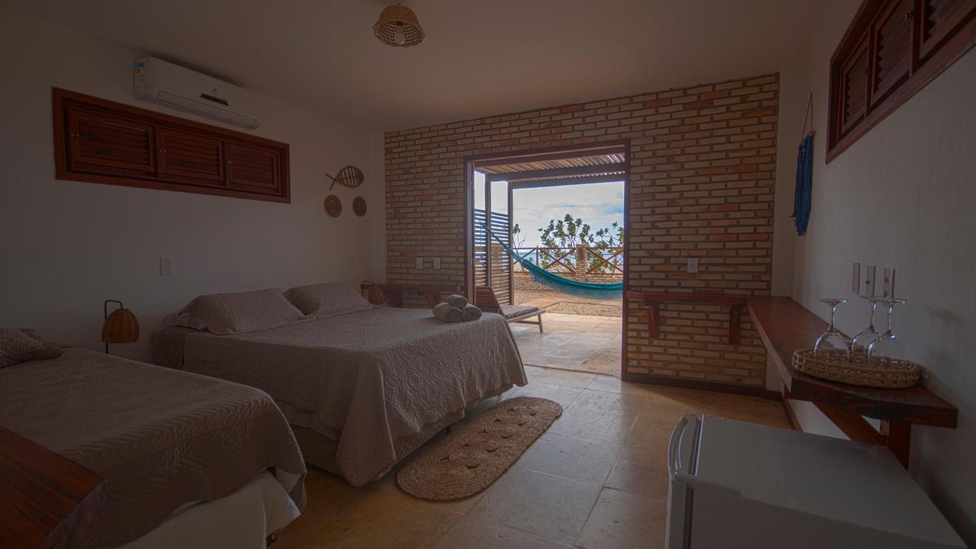 Beach House - Suite 2 - Na Praia -Beachfront Barra Grande  Exterior photo